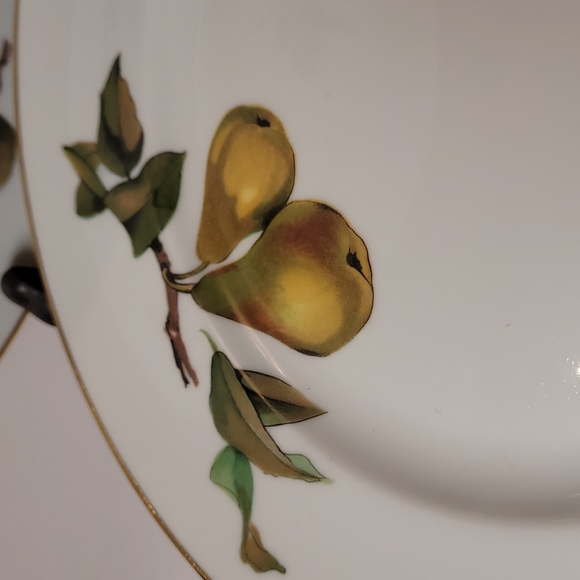 Vintage 1961 Royal worcester evesham gold trim salad plate set of 6 - Picture 4 of 6